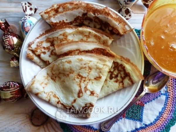 Творожные блинчики, рецепт с фото