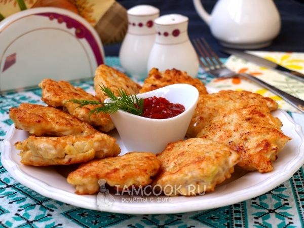 Котлеты рубленные из индейки, рецепт с фото