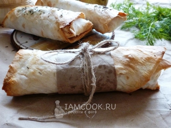 Сосиска в лаваше с сыром и огурчиком, рецепт с фото