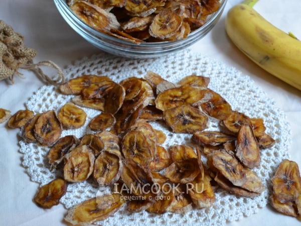 Сушеные бананы, рецепт с фото