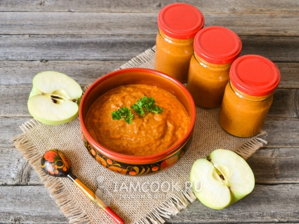 Кабачковая икра с яблоками на зиму, рецепт с фото
