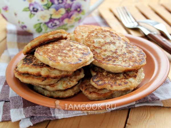 Капустные оладьи с сыром, рецепт с фото