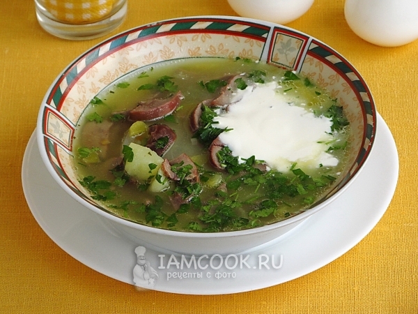 Рассольник с почками, рецепт с фото