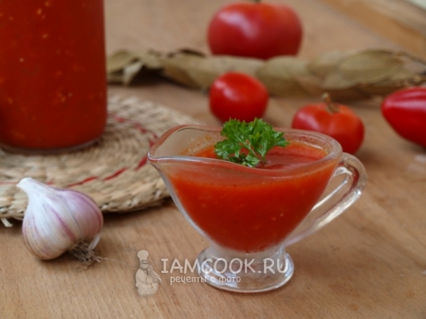 Домашний томатный соус, рецепт с фото