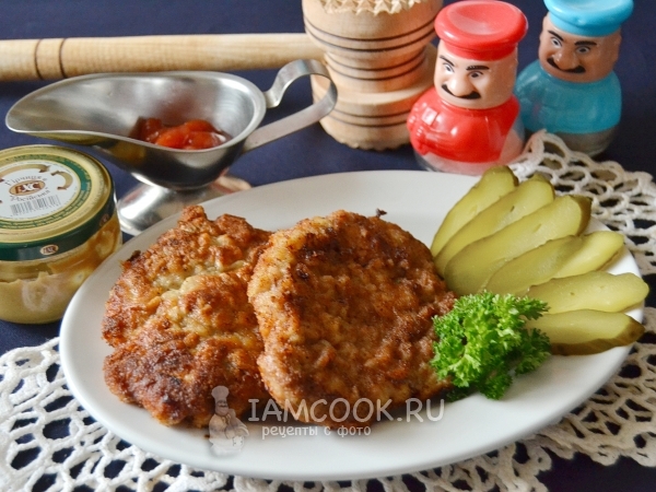 Шницель из говядины, рецепт с фото