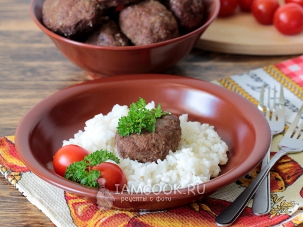 Котлеты как в детском саду, рецепт с фото