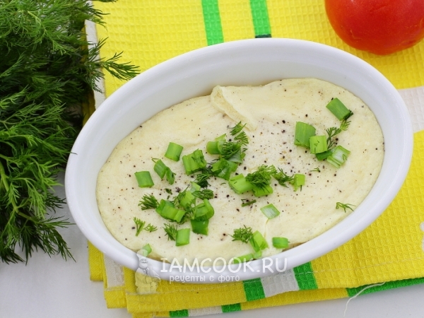 Омлет на пару в мультиварке, рецепт с фото