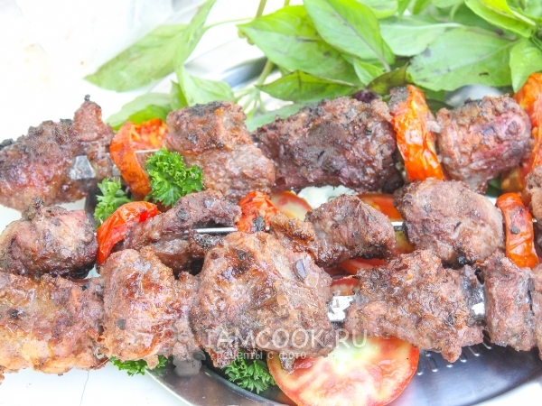 Абхазский шашлык из свинины, рецепт с фото