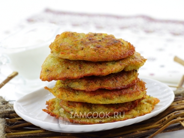 Драники в мультиварке, рецепт с фото