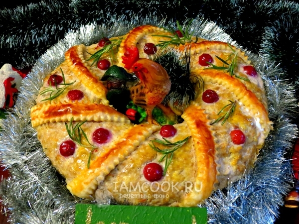 Мясной венок, рецепт с фото