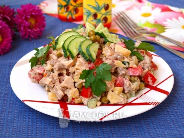 Салат «Боярский», рецепт с фото