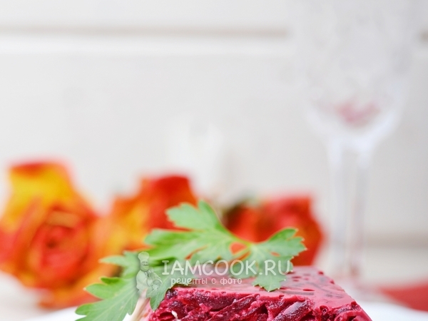 Селедка под шубой в желе, рецепт с фото