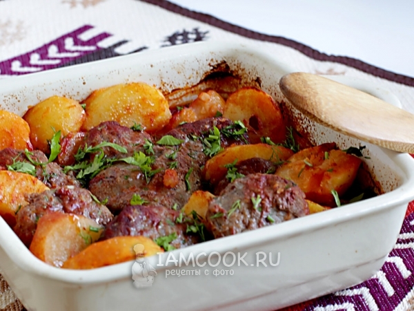 Котлеты с картошкой в духовке, рецепт с фото