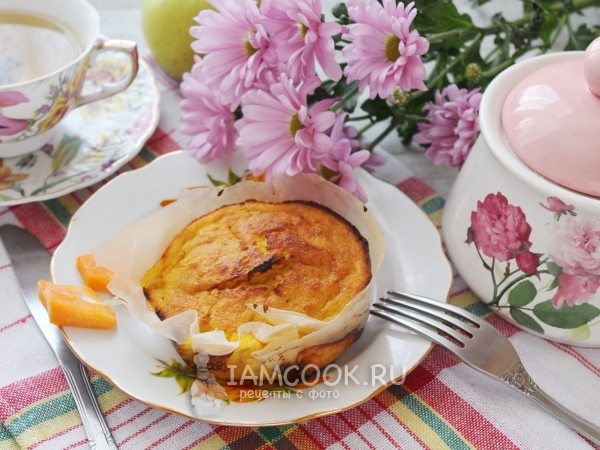 Запеканка из тыквы с яблоками, рецепт с фото