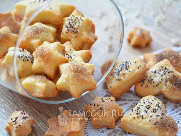 Творожное печенье «Минутка» с повидлом, рецепт с фото