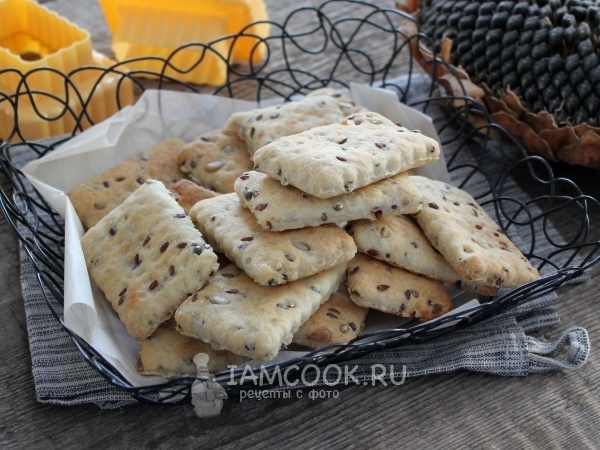 Постное галетное печенье, рецепт с фото