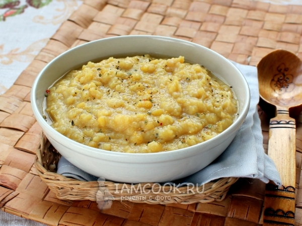 Гороховое пюре в мультиварке, рецепт с фото