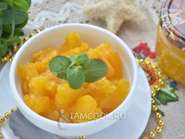 Тыквенное варенье с апельсином, рецепт с фото
