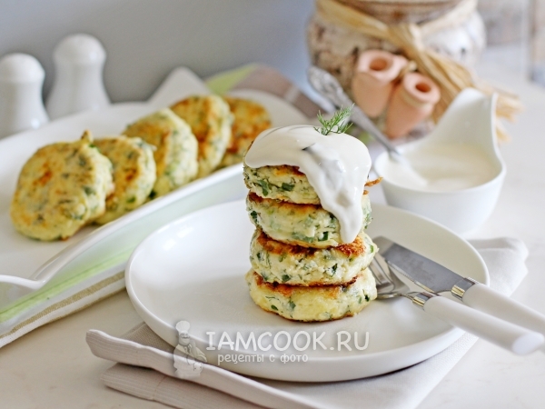 Сырники с зеленью, рецепт с фото