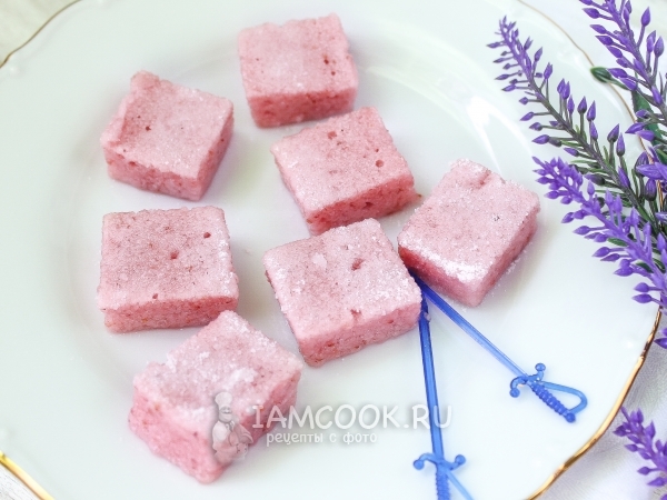 Зефир клубничный, рецепт с фото