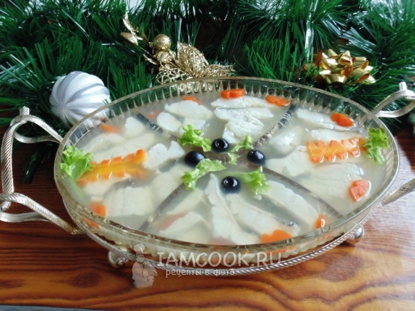 Судак заливной с желатином, рецепт с фото