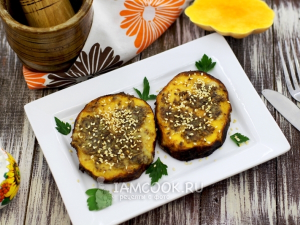 Тыква жареная, рецепт с фото