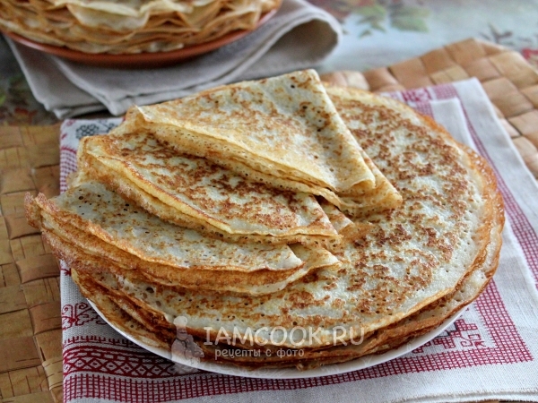 Блины на кулеше, рецепт с фото