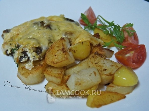 Грибная запеканка (жюльен), рецепт с фото