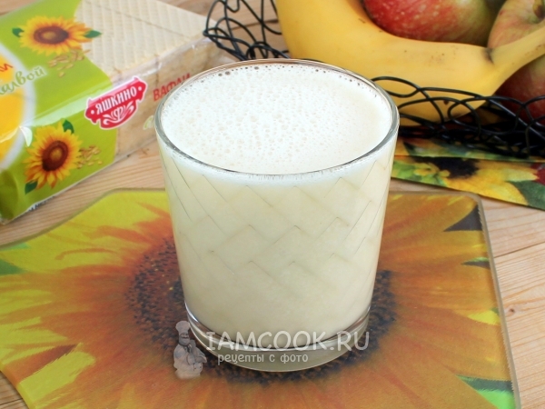 Коктейль из фруктов с сывороткой, рецепт с фото