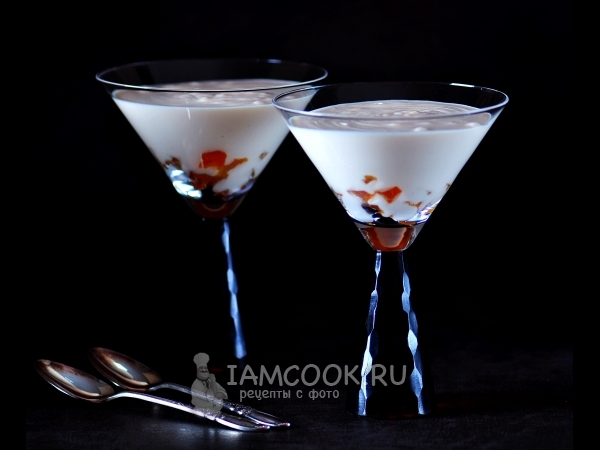 Творожный десерт с порошковым желе, рецепт с фото