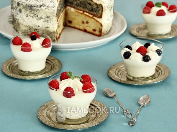 Крем сметанный с желатином, рецепт с фото