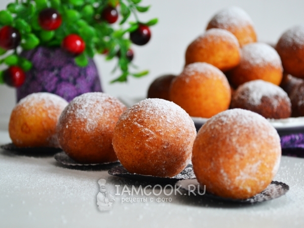 Быстрые пончики, рецепт с фото