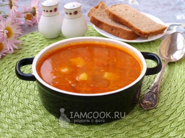 Постный рассольник, рецепт с фото