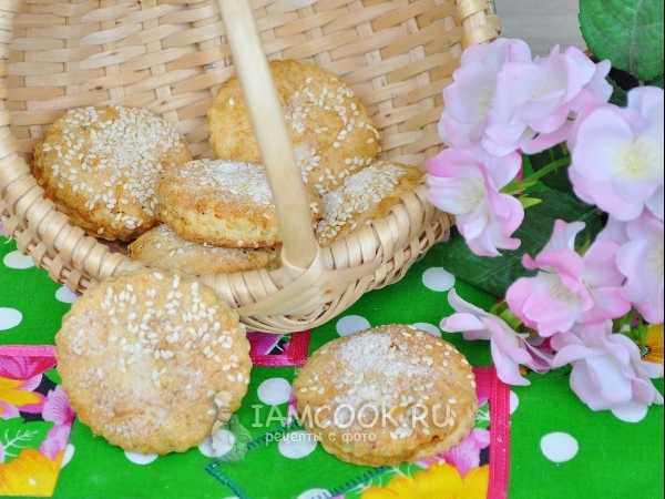 Печенье с бисквитной крошкой, рецепт с фото