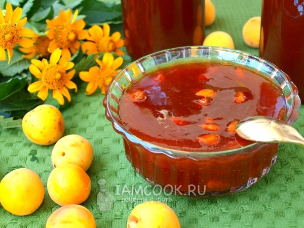 Абрикосовый джем с ядрами, рецепт с фото