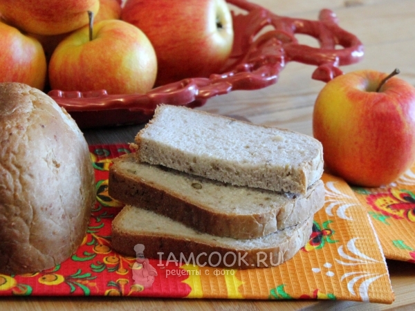 Хлеб с яблоками «Нежный», рецепт с фото