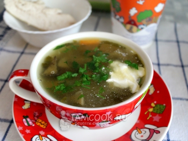 Суп грибной из свежих подосиновиков, рецепт с фото