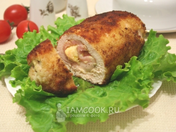 Кордон Блю из курицы с ветчиной и сыром, рецепт с фото