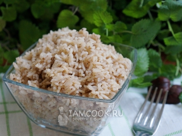 Пряный рис со специями в мультиварке, рецепт с фото