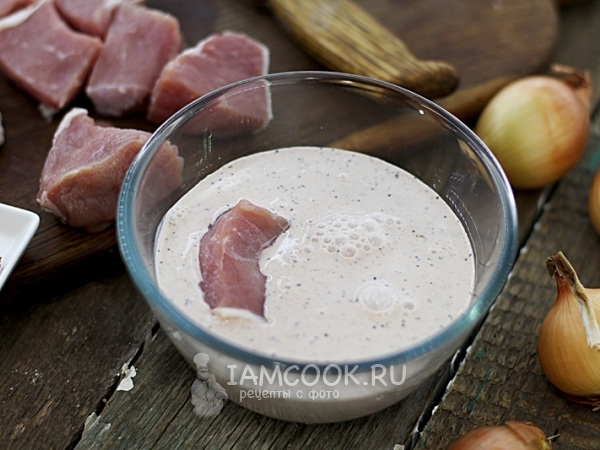 Маринад для шашлыка из свинины, рецепт с фото