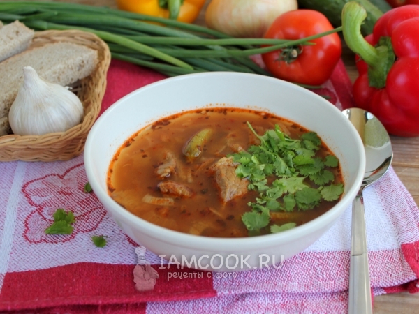 Солянка по-грузински, рецепт с фото