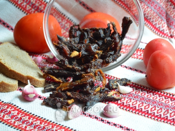 Jerky – вяленое куриное мясо в сушилке, рецепт с фото
