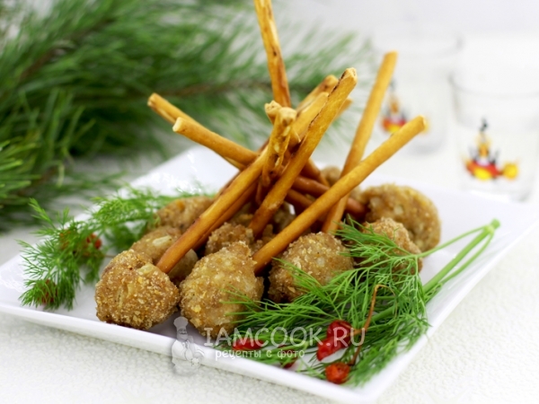 Мясная закуска «Чупа-чупс», рецепт с фото