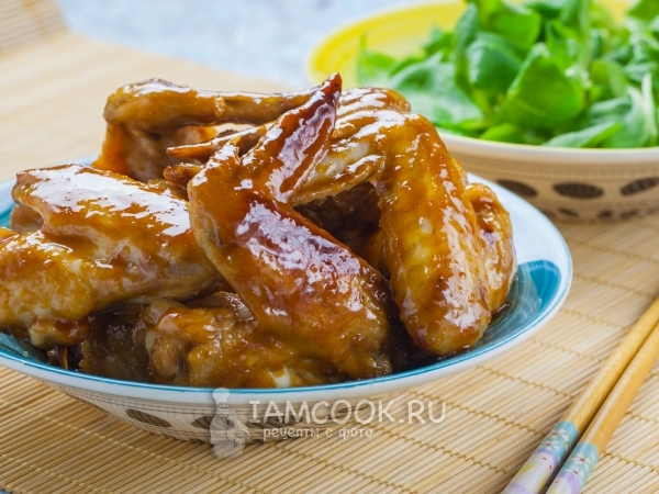 Крылышки терияки, рецепт с фото