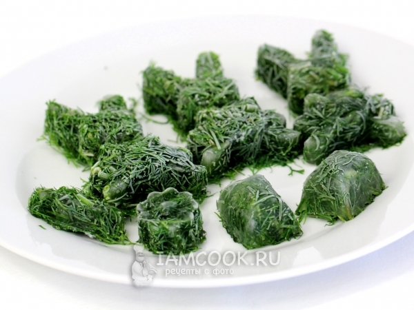 Укроп на зиму, рецепт с фото