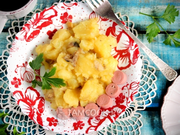 Картофель с вёшенками в мультиварке, рецепт с фото