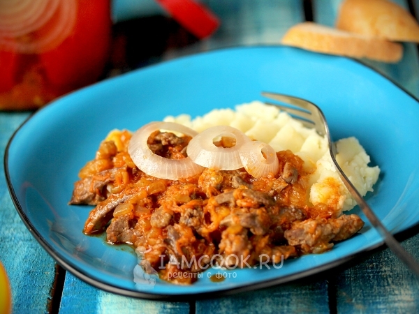 Подлива из куриной печени, рецепт с фото