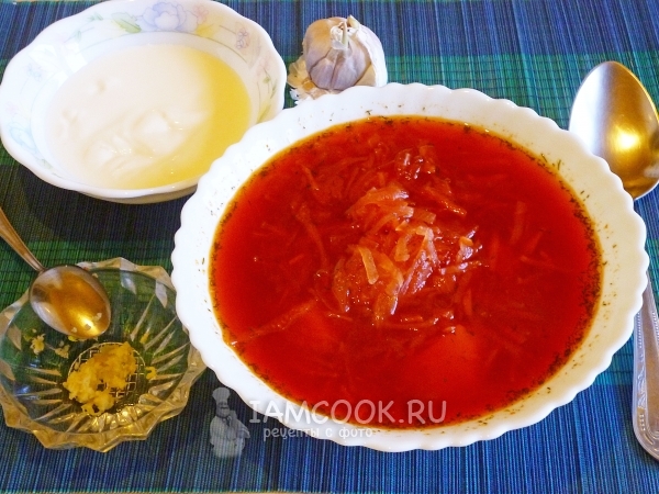 Борщ диетический за 20 минут, рецепт с фото