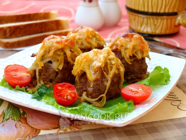 Стожки из мясного фарша с картофелем, рецепт с фото