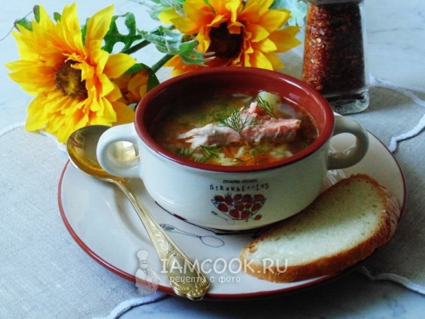 Рассольник с форелью, рецепт с фото